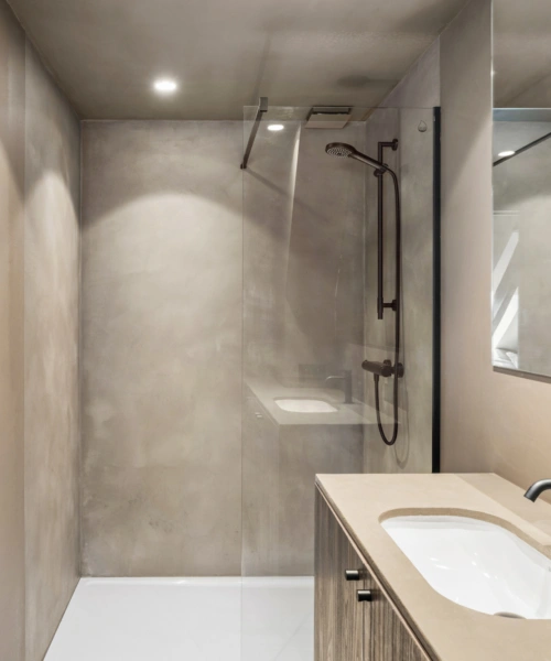 Interieur badkamer hotel